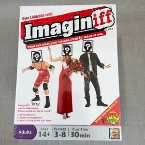 Imaginiff Mattel Board Card Game Age 14+ Adult 2010 Party Game Night Sealed Box